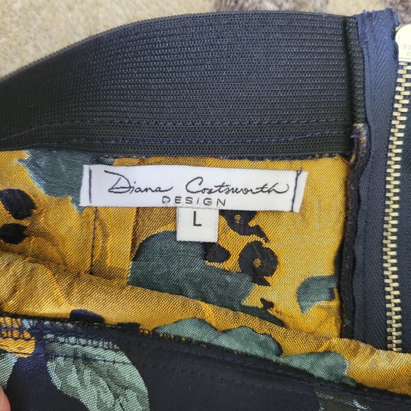 Jacquard Floral Print Pencil Skirt - Picture 7 of 7